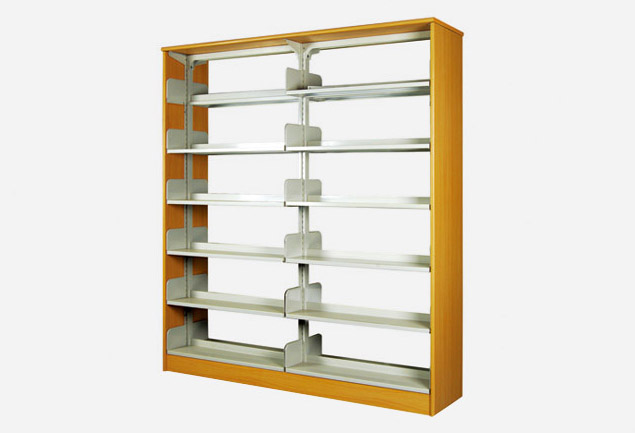 YY-MS-F2 Single column double-sided bookshelf